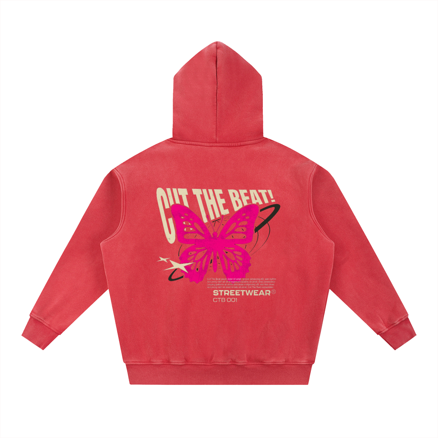 Cut The Beat! Streetwear Oversize Hoodie