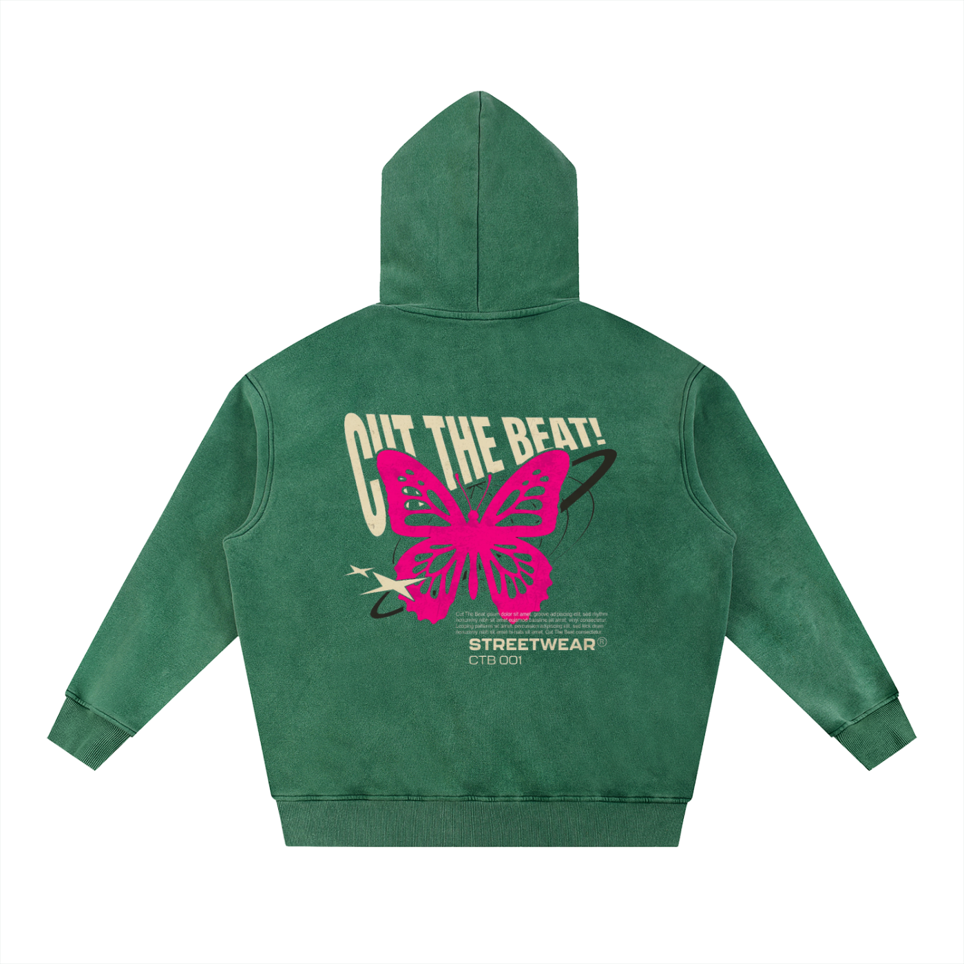 Cut The Beat! Streetwear Oversize Hoodie