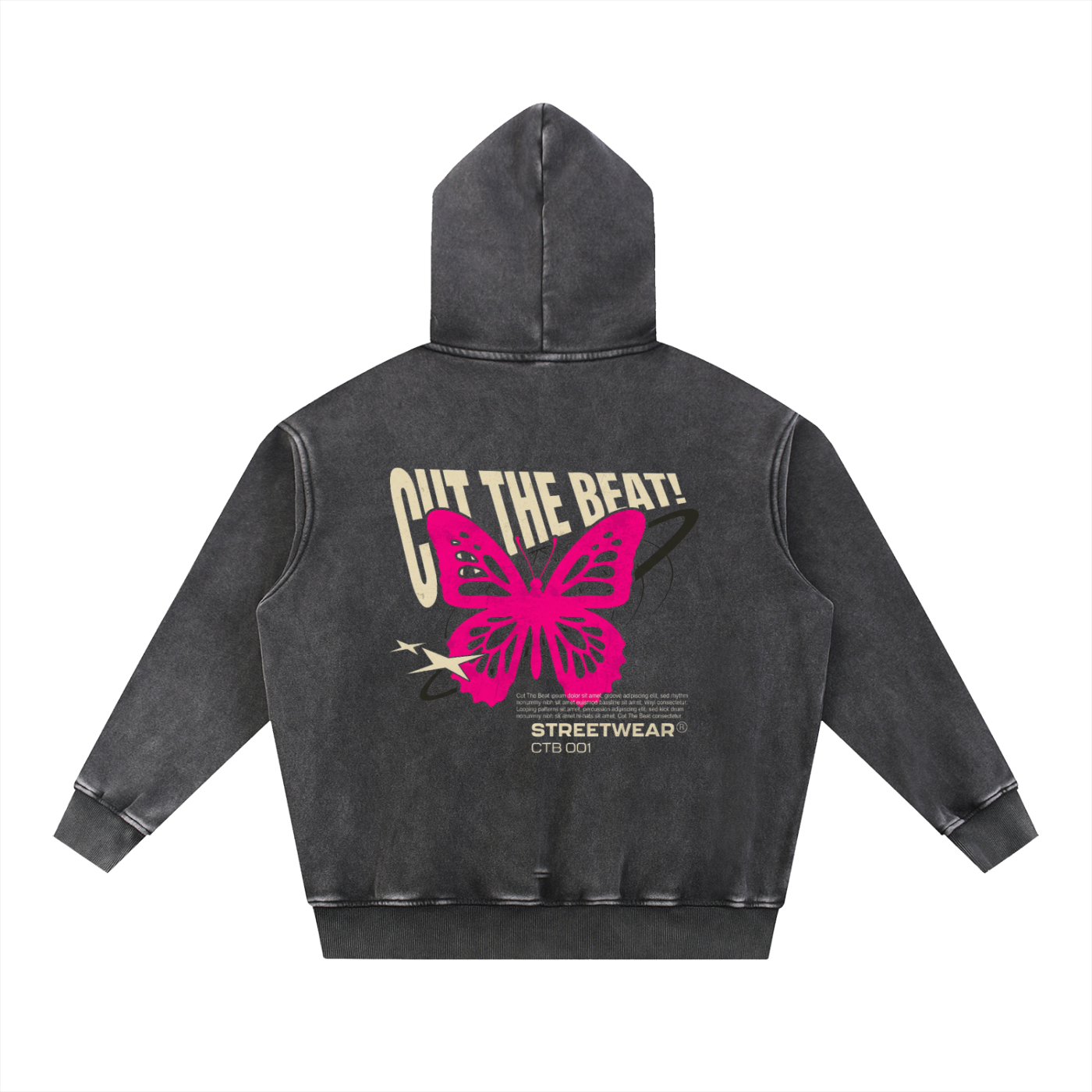 Cut The Beat! Streetwear Oversize Hoodie